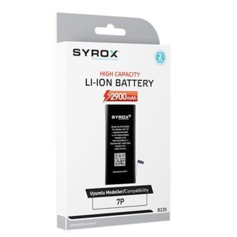 Syrox İphone 7 Plus Batarya B220