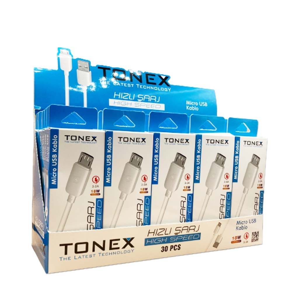 Tonex Ma90 Usb Kablo Mikro 30 adet