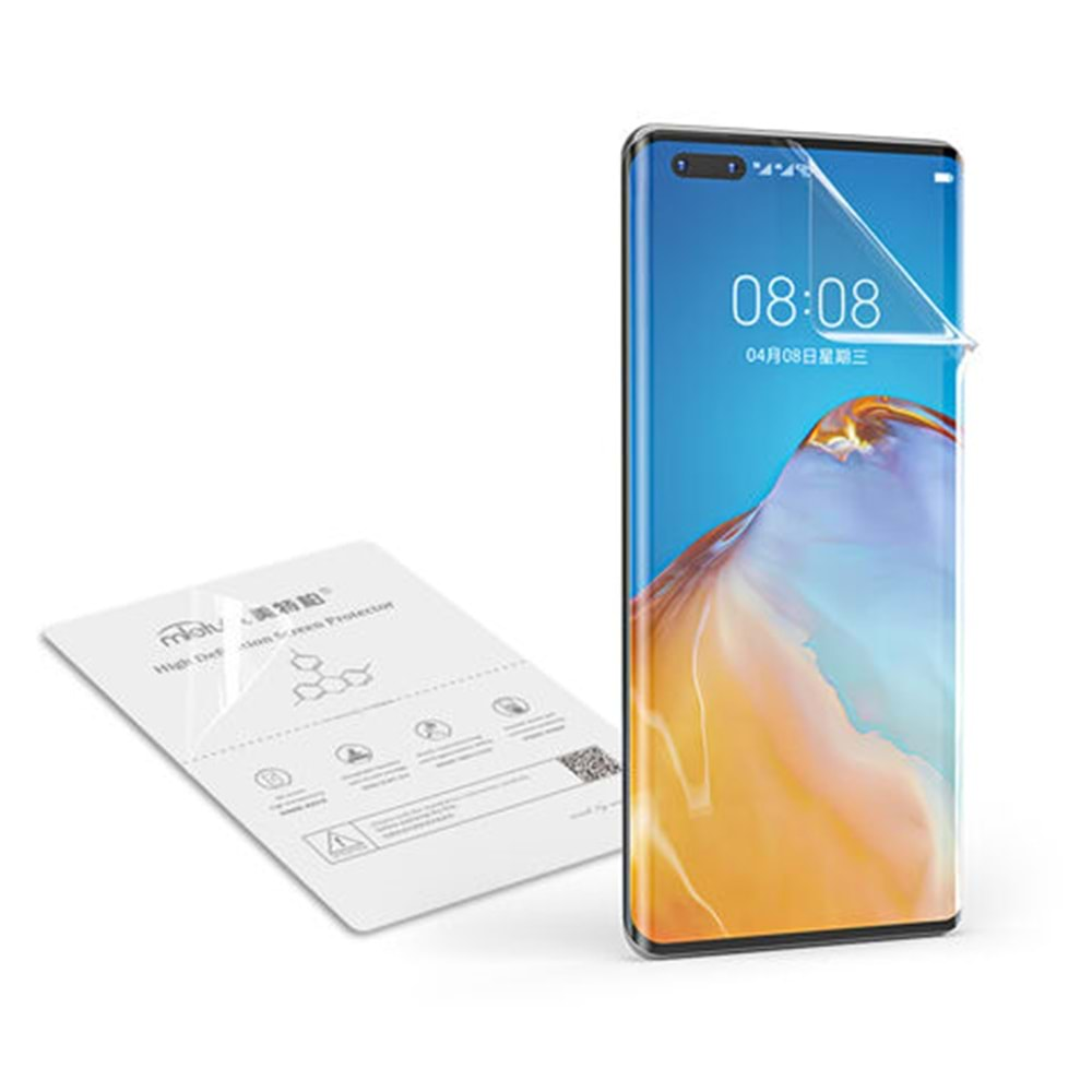 Mtetubl Xiaomi 14 Pro Uyumlu Ön+Arka Body Şeffaf Ultra Koruyucu Nano Jelatin