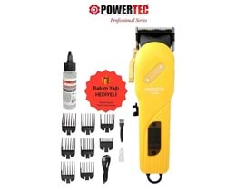 Powertec TR-3000 Profesyonel Şarjlı Saç Sakal Tıraş Makinesi