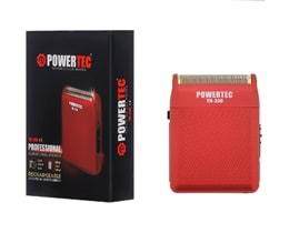 Powertec TR-330 Kablosuz Sakal Tıraş Makinası - Kırmızı
