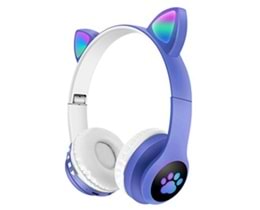 Concord VZV23M Kedi Bluetooth Kulaklık - Mor