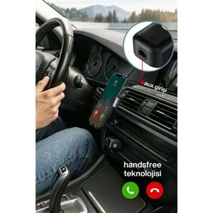 CONCORD BT-16 2in1 Bluetooth Receiver | USB-Aux Kablo Ses Kontrol Ekran