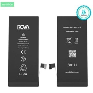 Rova İphone 11 Batarya 3500 Mah Güçlendirilmiş