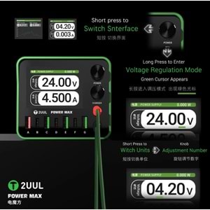 2UUL PC01 Power Max 200W Multi-Port Usb Typec Çoklayıcı Power Supply