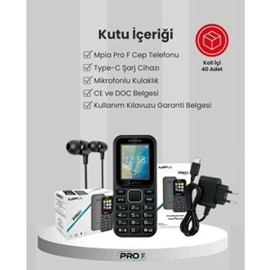 MPİA Pro Tuşlu Öğrenci ve Asker Cep Telefonu ( 2 Yıl Garantili )