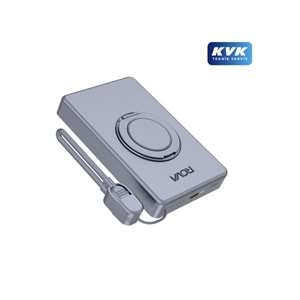 Rova RV-PWS630G 10.000mAh 20W Pd Hızlı Şarj Destekli Magsafe Kablosuz Powerbank - Gri
