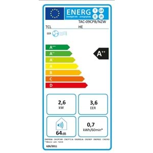 TCL TAC-09CPB/DL2 A 9000 BTU Mobil Klima