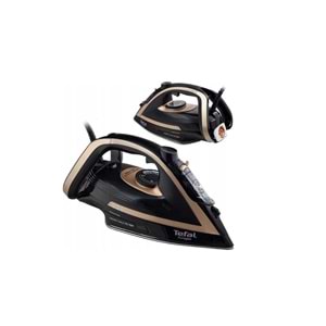 Tefal Fv8064 Puregliss 3000W Buharlı Ütü Durilium Tabanlı Otomatik Kapanma Özelliği ile Siyah