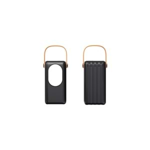 Cepini Cp-05 50.000mAh PD 22.5w Hızlı Şarj Destekli Powerbank - Dahili 4 Kablolu ve LED Aydınlatmalı - Siyah