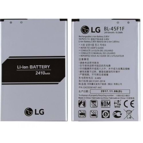 Lg K8 2017 Orjinal Batarya Bl-45F1F