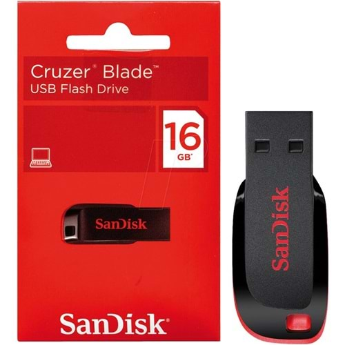 Sandisk Cruzer Blade 2.0 16 Gb Flash Bellek