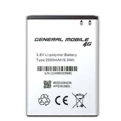 General Mobile Discovery One 4G Orjinal Batarya