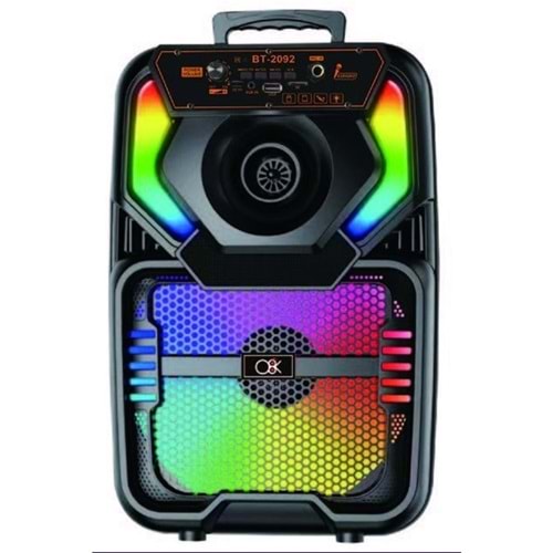 Concord Bt-2092 Bt/Sd/Usb Girişli Rgb Işıklı Mikrofonlu 8