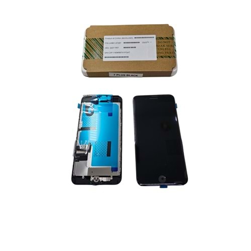 iPhone 7 Plus Lcd Ekran % 100 Apple Servis Ürünü Siyah Ön Kamera Home Tuş Dahil