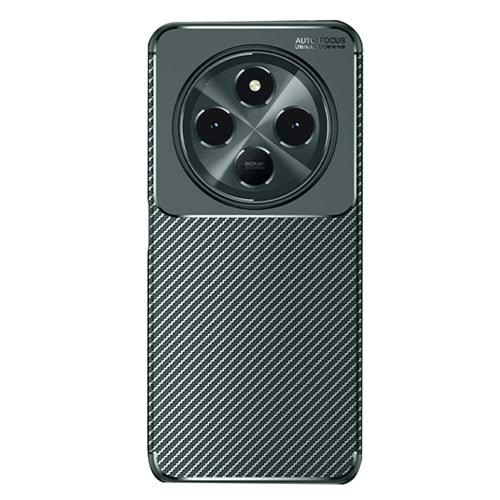 Newface Xiaomi Redmi 14 Pro Kılıf Maya Karbon Kapak - Yeşil