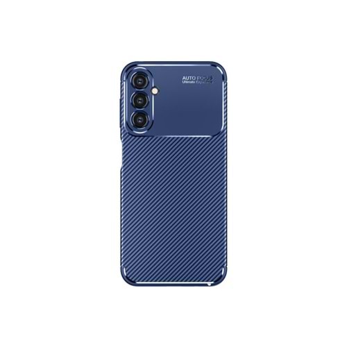 Newface Samsung A36 Kılıf Maya Karbon Kapak - Mavi