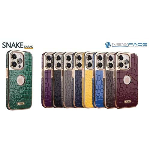 Newface iPhone 11 Kılıf Snake Kapak - Mavi