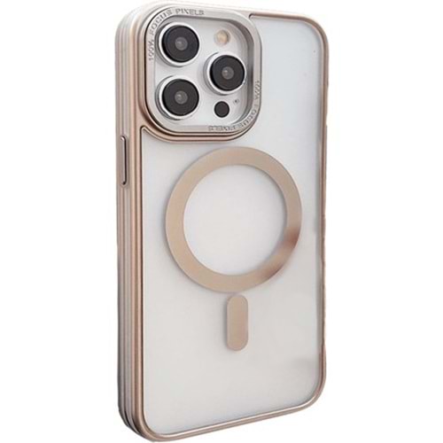 Joko iPhone 15 Pro Max Montella Magsafe Kapak - Gold