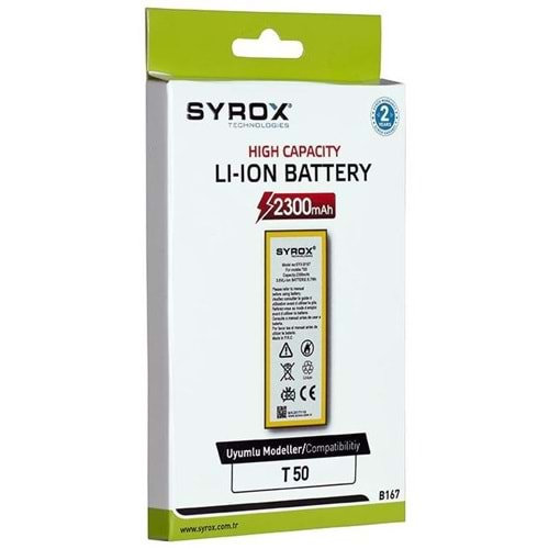 Syrox T50 Batarya - B167