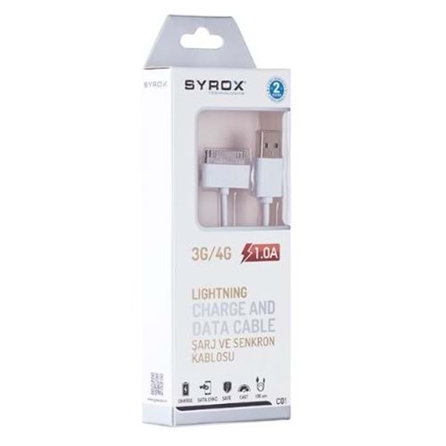 Syrox İph 4/4S 1,0 A Kablo C01