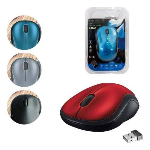 Concord C18 Wireless Mouse - Kırmızı