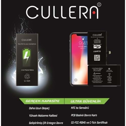 Cullera İphone X Batarya Cd12 3200 Mah ( Güçlendirilmiş )