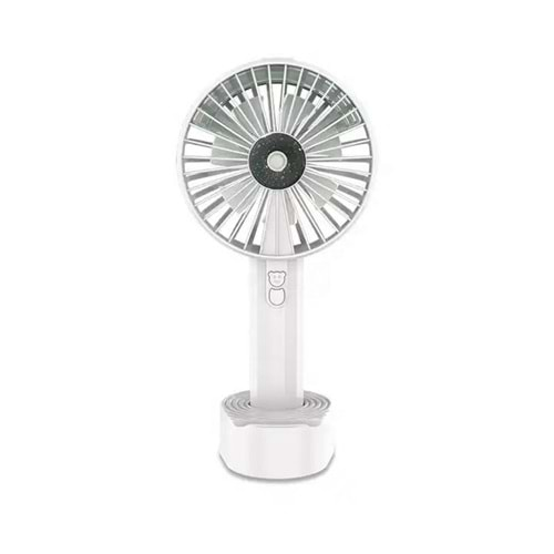 Concord CF08 Soguk Buharlı Şarjlı Taşınabilir Mini Fan - Beyaz