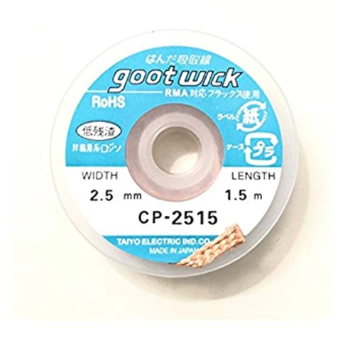 Gootwick Lehim Toplama Teli Emme Teli 2.5 Mm 1.5Mt Cp-2515