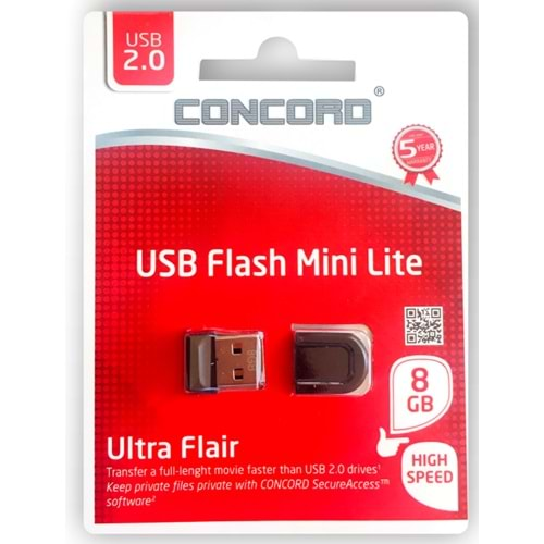 Concord 8 Gb Mini Lite Usb Disk