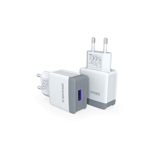 Dramex D30BE 3.0A Şarj Adaptörü (Ekonomik Mini Kutu)