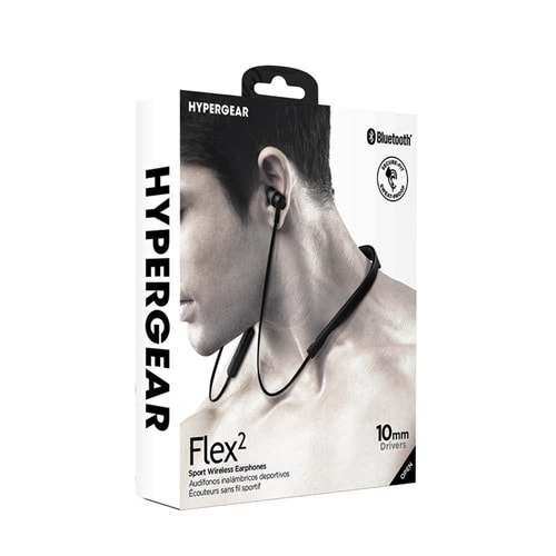 Hypergear Flex2 Kulak İçi Boyun Bantlı Kablosuz Bluetooth ( Kablosuz ) Kulaklık Siyah