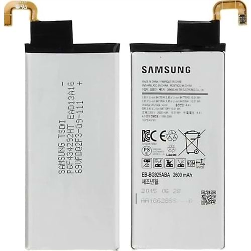 Samsung S6 Edge G925F Batarya %100 Servis Orjinali