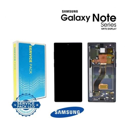 Samsung Note 10 Lcd Ekran %100 Servis Orjinal Black