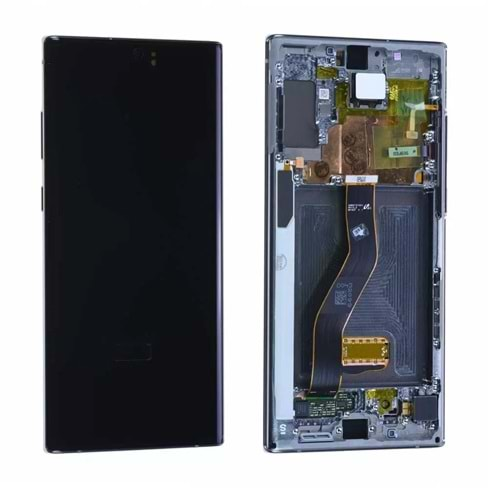 Samsung Note 10 Plus N975 Lcd Ekran Servis Orjinali Silver