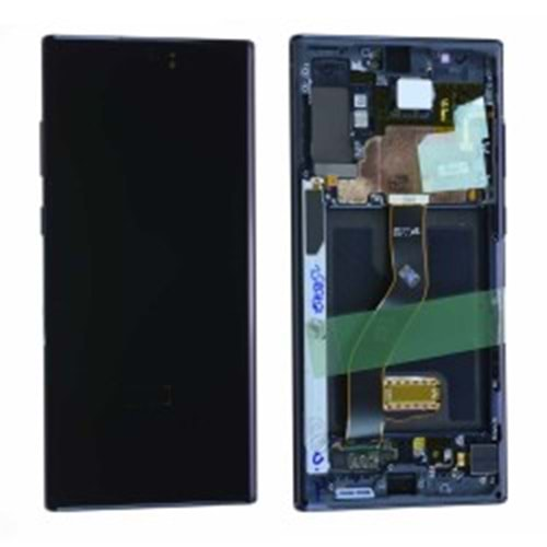 Samsung Note 10 Plus N975 Lcd Ekran Servis Orjinali Siyah