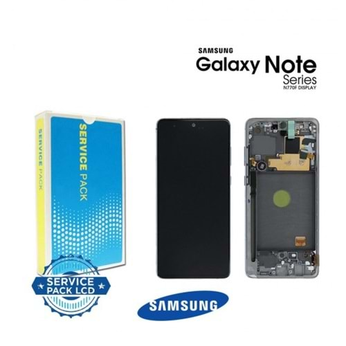 Samsung Note 10 Lite Lcd Ekran Servis Black