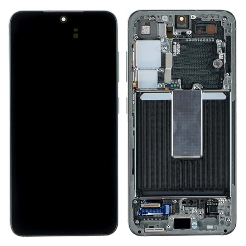 Samsung S911 S23 Lcd Ekran Green Servis Orjinal