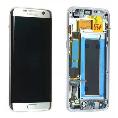 Samsung S7 Edge Lcd Ekran %100 Servis Orjinal Silver