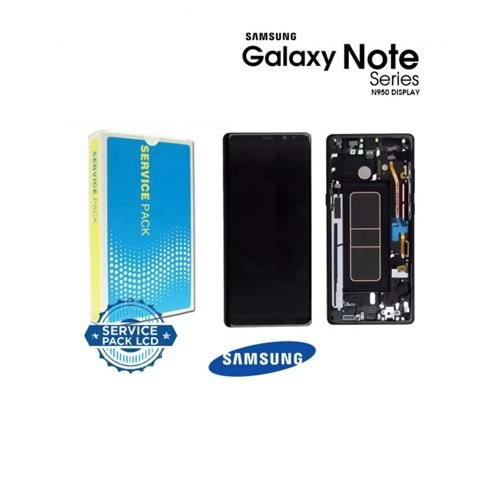 Samsung Note 8 Lcd Ekran Servis Siyah