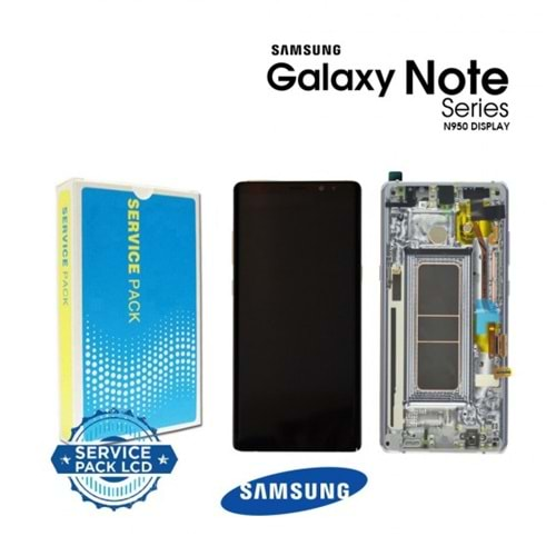 Samsung Note 8 Lcd Ekran %100 Servis Orjinal Gray