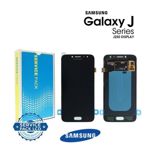 Samsung J250 Lcd Ekran %100 Servis Orjinal Siyah