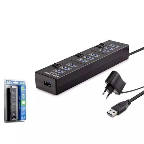 Hadron HDX7005 10 Port Usb Hub Usb 2.0 Çoğaltıcı