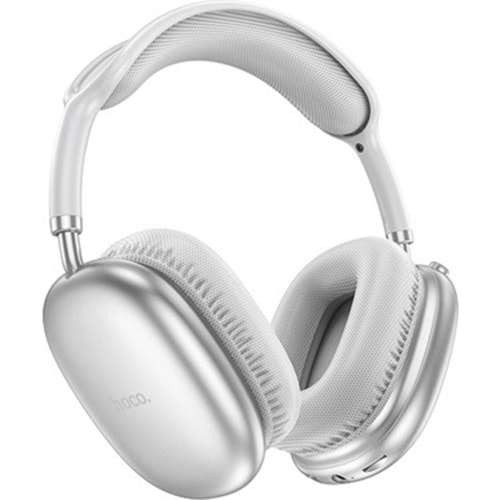 Hoco W35 Air Triumph Aux Destekli Bluetooth Kablosuz Kulaklık - Gümüş