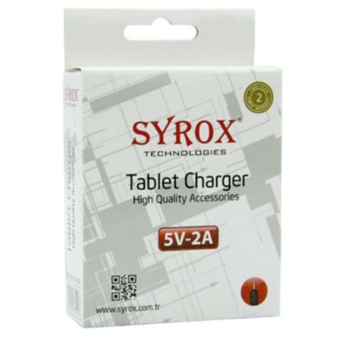 Syrox Tablet Şarj Cihazı (Micro Usb Girişli) Syx-J12 5V 2A