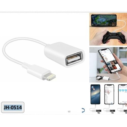 Concord Jh-0514 Lightning ( İphone ) Usb Çevirici Otg