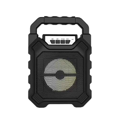 Polygold Jpj668 Işıklı Bluetooth Hoparlör - Siyah