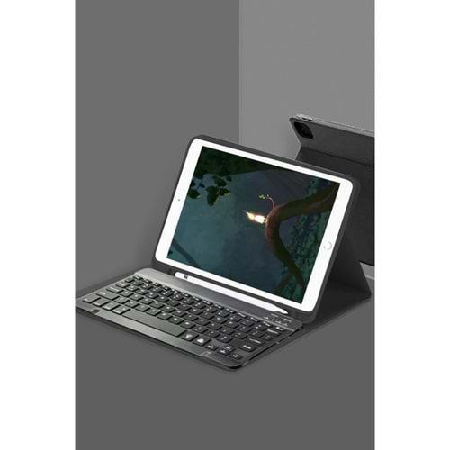 Newface iPad 2022 10.9 (10.nesil) Kılıf KC01 Smart Klavyeli Tablet Kılıfı