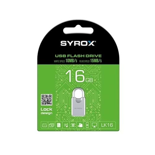 Syrox Lk16 Lock 16 Gb Usb Bellek