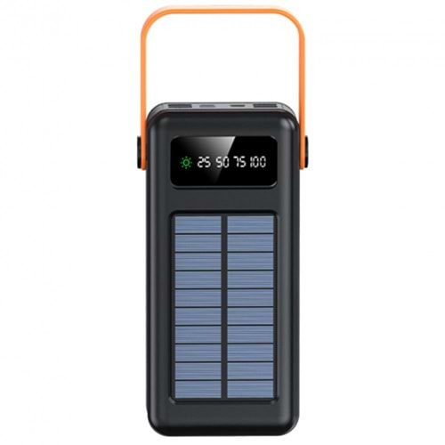 Newface Nf106 100000 Mah. Solar Güneş Enerjili Powerbank Siyah